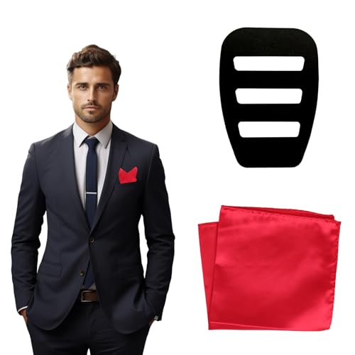VARKAGE Einstecktuch Seide, Einstecktücher Herren, Einstecktuch Rot für Hochzeit Smokings Anzüge Abendessen Jacken Herren Zubehör VARKAGE Einstecktuch Seide, Einstecktücher Herren, Einstecktuch Rot für Hochzeit Smokings Anzüge Abendessen Jacken Herren Zubehör von VARKAGE