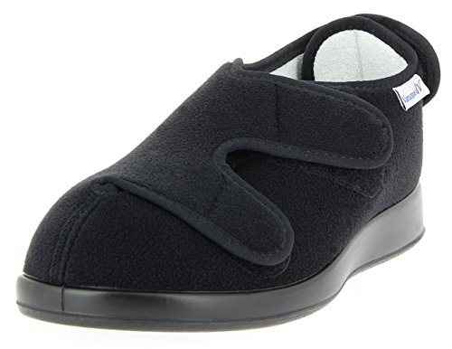 VAROMED Dublin XXL Kletthalbschuhe Schwarz I Gr. 41 I Gesundheitsschuhe Damen & Herren I Verband Schuhe für geschwollene Füße in Spezialweite R I Made in Germany VAROMED Dublin XXL Kletthalbschuhe Schwarz I Gr. 41 I Gesundheitsschuhe Damen & Herren I Verband Schuhe für geschwollene Füße in Spezialweite R I Made in Germany von VAROMED