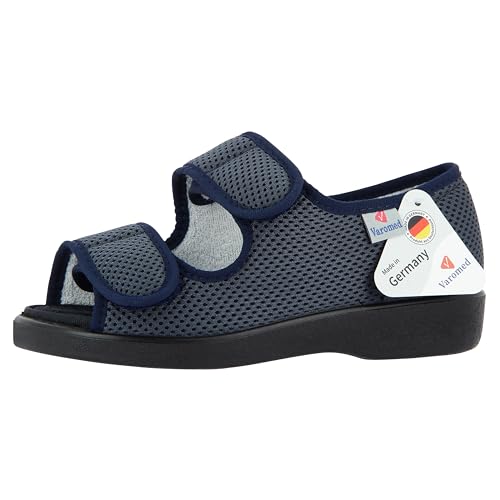 VAROMED Göteborg Gesundheitssandalen Blau I Gr. 46 I Orthopädische Schuhe Damen & Herren I Schuhe für geschwollene Füße I Sandalen mit Wechselfußbett I Made in Germany VAROMED Göteborg Gesundheitssandalen Blau I Gr. 46 I Orthopädische Schuhe Damen & Herren I Schuhe für geschwollene Füße I Sandalen mit Wechselfußbett I Made in Germany von VAROMED