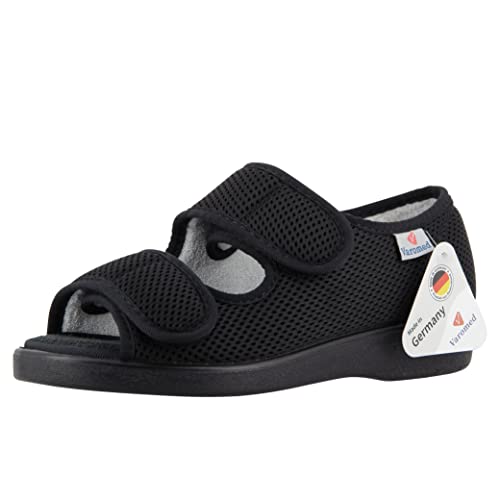 VAROMED Göteborg Gesundheitssandalen Schwarz I Gr. 41 I Orthopädische Schuhe Damen & Herren I Schuhe für geschwollene Füße I Sandalen mit Wechselfußbett I Made in Germany VAROMED Göteborg Gesundheitssandalen Schwarz I Gr. 41 I Orthopädische Schuhe Damen & Herren I Schuhe für geschwollene Füße I Sandalen mit Wechselfußbett I Made in Germany von VAROMED