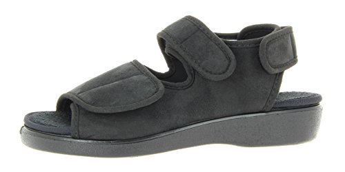 VAROMED Lugano Gesundheitssandalen Schwarz I Gr. 36 I Orthopädische Schuhe Damen & Herren I Schuhe für geschwollene Füße I Sandalen mit Wechselfußbett I Made in Germany VAROMED Lugano Gesundheitssandalen Schwarz I Gr. 36 I Orthopädische Schuhe Damen & Herren I Schuhe für geschwollene Füße I Sandalen mit Wechselfußbett I Made in Germany von VAROMED