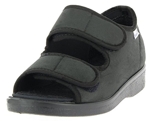 VAROMED Malmö Gesundheitssandalen Schwarz I Gr. 38 I Orthopädische Schuhe Damen & Herren I Schuhe für geschwollene Füße I Sandalen mit Wechselfußbett I Made in Germany VAROMED Malmö Gesundheitssandalen Schwarz I Gr. 38 I Orthopädische Schuhe Damen & Herren I Schuhe für geschwollene Füße I Sandalen mit Wechselfußbett I Made in Germany von VAROMED