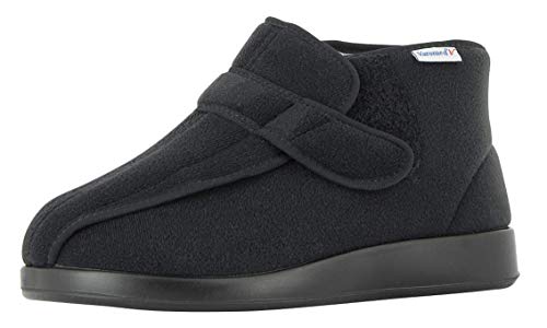 VAROMED Meran Gesundheitsschuhe Damen & Herren Schwarz I Gr. 45 I Orthopädische Schuhe für geschwollene Füße, extrabreit in Weite L I Made in Germany VAROMED Meran Gesundheitsschuhe Damen & Herren Schwarz I Gr. 45 I Orthopädische Schuhe für geschwollene Füße, extrabreit in Weite L I Made in Germany von VAROMED