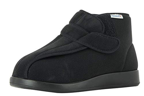 VAROMED MeranXXL 60460 Unisex - Erwachsene, Damen,Herren Verband-Halbschuh,Gesundheits-Schuh,Klettschuh,bequem,druckfrei,variabel,schwarz,42 EU VAROMED MeranXXL 60460 Unisex - Erwachsene, Damen,Herren Verband-Halbschuh,Gesundheits-Schuh,Klettschuh,bequem,druckfrei,variabel,schwarz,42 EU von VAROMED