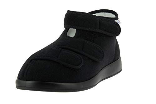 VAROMED Rimini Gesundheitsschuhe Damen & Herren Schwarz I Gr. 42 I Orthopädische Schuhe für geschwollene Füße, extrabreit in Weite L I Wechselfußbett I Made in Germany VAROMED Rimini Gesundheitsschuhe Damen & Herren Schwarz I Gr. 42 I Orthopädische Schuhe für geschwollene Füße, extrabreit in Weite L I Wechselfußbett I Made in Germany von VAROMED