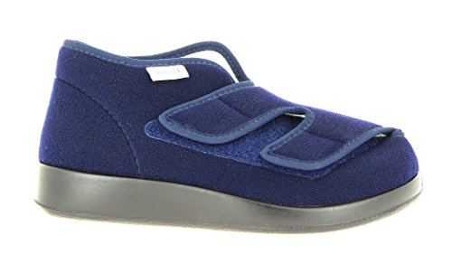 Varomed Genua-F 60920-25F Unisex-Erwachsene Damen Herren Hausschuhe, Therapieschuhe, Verbandschuhe mit extra Weichschaumfussbett marine, EU 37 Varomed Genua-F 60920-25F Unisex-Erwachsene Damen Herren Hausschuhe, Therapieschuhe, Verbandschuhe mit extra Weichschaumfussbett marine, EU 37 von VAROMED