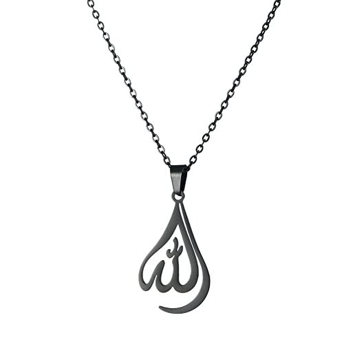 Allah Anhänger Halskette islamisch muslimisch Allah Symbol Halskette Schmuck Herren Edelstahl Allah Halbmond Halskette Eid Geschenk Religiöser Charm Schmuck für Frauen Männer Allah Anhänger Halskette islamisch muslimisch Allah Symbol Halskette Schmuck Herren Edelstahl Allah Halbmond Halskette Eid Geschenk Religiöser Charm Schmuck für Frauen Männer von VASSAGO