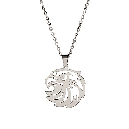 VASSAGO Adler Kopf Anhänger Halskette Vintage Hawk Halskette Edelstahl Adler Halskette für Männer Frauen Hip Hop Adler Kopf Amulett Halskette VASSAGO Adler Kopf Anhänger Halskette Vintage Hawk Halskette Edelstahl Adler Halskette für Männer Frauen Hip Hop Adler Kopf Amulett Halskette von VASSAGO