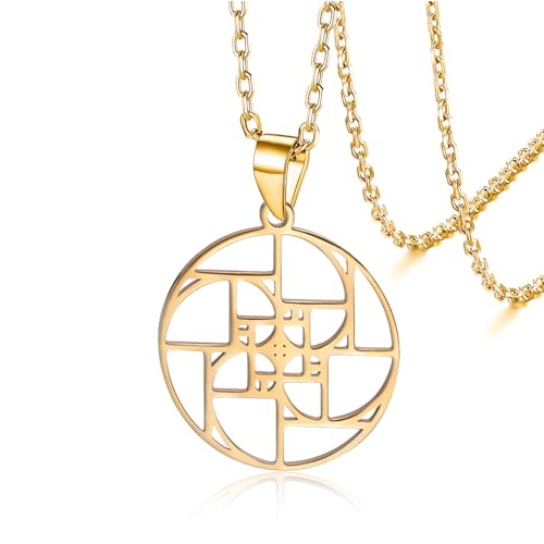 VASSAGO Fibonacci Sequenz Halskette Golden Ratio Halskette Geometrische Spirale Halskette für Männer Frauen Mathematik Irrational Anhänger Halskette Abschluss Mathematik Lehrer Geschenk, Edelstahl VASSAGO Fibonacci Sequenz Halskette Golden Ratio Halskette Geometrische Spirale Halskette für Männer Frauen Mathematik Irrational Anhänger Halskette Abschluss Mathematik Lehrer Geschenk, Edelstahl von VASSAGO