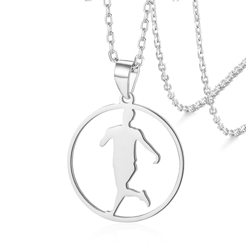 VASSAGO Läufer Halskette für Frauen Männer Edelstahl Marathon Athlet Anhänger Halskette Sport Lauf Schmuck Geschenk VASSAGO Läufer Halskette für Frauen Männer Edelstahl Marathon Athlet Anhänger Halskette Sport Lauf Schmuck Geschenk von VASSAGO
