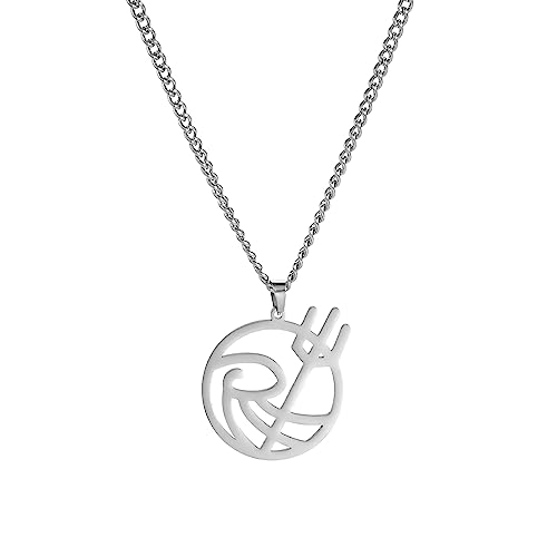 VASSAGO Poseidon Dreizack Halskette für Männer Frauen Edelstahl Ukrainischer Dreizack Neptun Welle Anhänger Welle Halskette Griechenland Amulett Anker Schmuck Geschenk, Edelstahl VASSAGO Poseidon Dreizack Halskette für Männer Frauen Edelstahl Ukrainischer Dreizack Neptun Welle Anhänger Welle Halskette Griechenland Amulett Anker Schmuck Geschenk, Edelstahl von VASSAGO