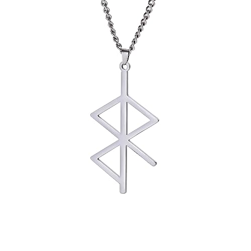 VASSAGO Wikinger Frieden Runen Anhänger Wikinger Rune Halskette Wikinger Symbol Edelstahl Nordic Rune Talisman Heidnisch Schmuck Geschenk für Männer Frauen VASSAGO Wikinger Frieden Runen Anhänger Wikinger Rune Halskette Wikinger Symbol Edelstahl Nordic Rune Talisman Heidnisch Schmuck Geschenk für Männer Frauen von VASSAGO
