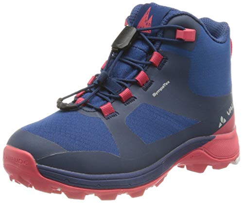 VAUDE Kinder-Wanderschuhe “Lapita II Mid STX”, Outdoor-Sportschuh für Jungen und Mädchen, wasserfeste Wanderhalbschuhe in Größe 38, bright pink von VAUDE