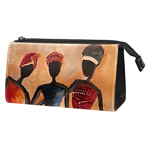 Kulturbeutel zum Aufhängen Dopp Kit für Männer Wasserabweisende Rasiertasche mit großem Fassungsvermögen für die Reise,Afrikanische Frauen Ölgemälde Art Ethnic Vintage von VBFOFBV