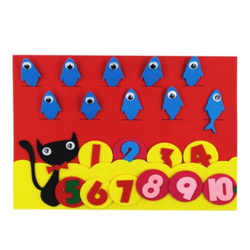 VBSJAH Mathe-Lernbrett-Spielzeug, Filzbrett Finger Zahlen Zählspielzeug Lehrhilfen Zahlen Lernen Kleinkind für Kinder Filz Mathematik Addition und Subtraktion Lehre Früherziehung Spielzeug VBSJAH Mathe-Lernbrett-Spielzeug, Filzbrett Finger Zahlen Zählspielzeug Lehrhilfen Zahlen Lernen Kleinkind für Kinder Filz Mathematik Addition und Subtraktion Lehre Früherziehung Spielzeug von VBSJAH