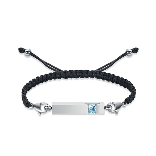 VCCWYQK Urnenarmband für Asche für Frauen Männer Edelstahl Kristallwürfel Einäscherung Armreif Medaillon Gedenkstätte Asche Halter Keepsake Geschenk von VCCWYQK