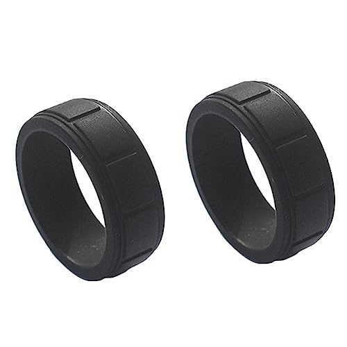 VENEKA 2-Teiliger, Beliebter Silikon-Ring für Damen, Umweltfreundlich, Sport-Ring, 8 Mm, 9 von VENEKA