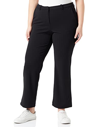 VERO MODA CURVE Damen Vmzamira Mr Slim Str Pant Ga Curve Noos Hose, Schwarz, L / 32L EU von VERO MODA CURVE