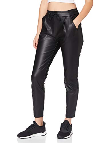 VERO MODA Damen Vmeva Mr Loose String Coated Pnt Ga Noos Hose, Schwarz, XS / 30L EU von VERO MODA