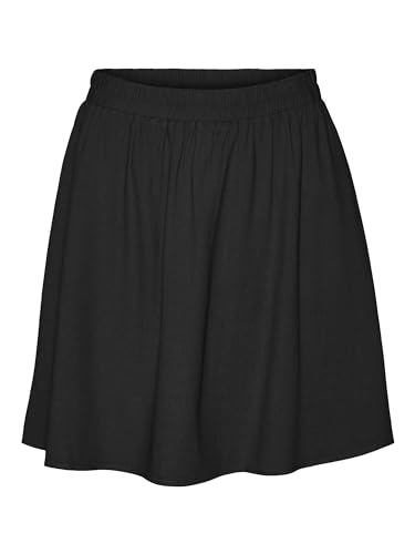 VERO MODA Damen Rock VMMYMILO HW Short Skirt WVN GA (DE/NL/SE/PL, Alphanumerisch, M, Regular, Regular, Black) von VERO MODA