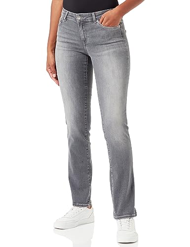 VERO MODA Damen VMDAF MR Straight DO202 NOOS Jeans, Medium Grey Denim, 31/34 von VERO MODA