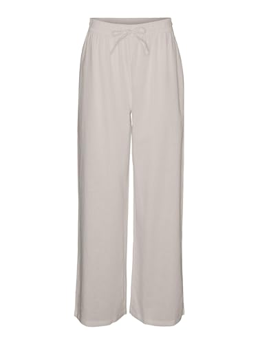 VERO MODA Damen VMLINN Pants WVN NOOS Stoffhose, Moonbeam, Large von VERO MODA