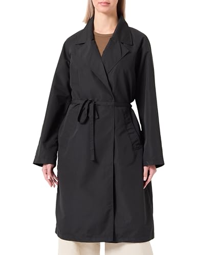 VERO MODA Damen VMNEEL Long Trenchcoat, Black, XS von VERO MODA