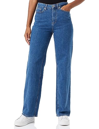 VERO MODA Damen VMTESSA HR Straight RA360 GA NOOS Jeans, Medium Blue Denim, 31/34 von VERO MODA