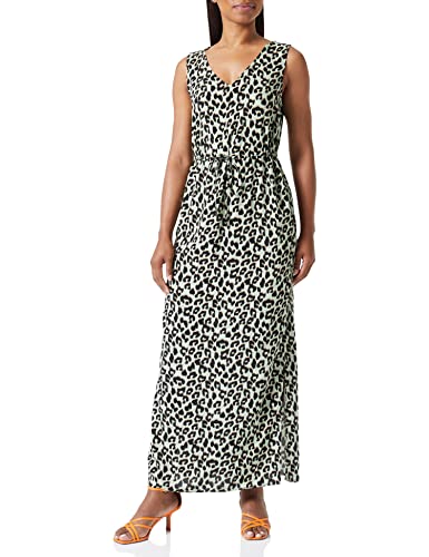 VERO MODA Damen Vmeasy Sl Tank Dress R1 WVN Ga Maxikleid, Reseda/AOP:dina, XS EU von VERO MODA