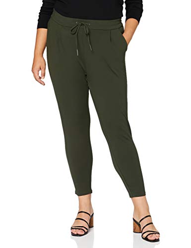 VERO MODA Stoffhose Elegante Stretch Business Pants Lockere Hose mit Kordelzug VMEVA, Farben:Grau,Größe Damen:L/L30,Z - Länge L30/32/34/36/38:L30 von VERO MODA