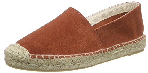 Vero Moda Damen Vmlani Leather Suede Espadrilles, Rot (Henna) von VERO MODA