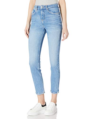 VERO MODA Damen Vmtracy Hr Reg Straight Ba3176 Ga Noos Jeans, Light Blue Denim, 25W 32L EU von VERO MODA