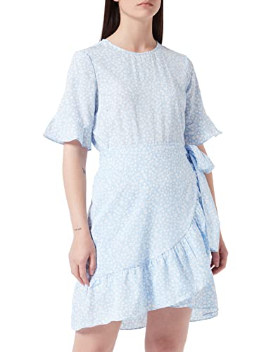 VERO MODA Womens Blue Bell Short Dresses von VERO MODA