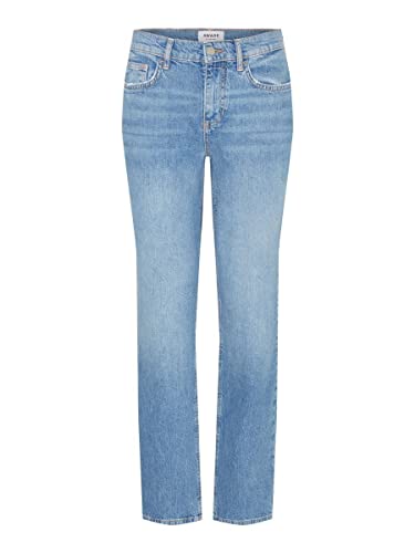 Vero Moda Women's VMADA MR Straight Jeans BA3260 VMA Hose, Medium Blue Denim, 25W / 30L von VERO MODA