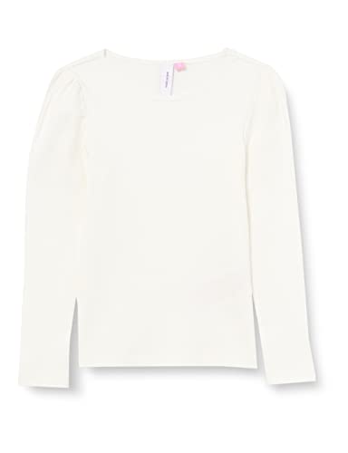 VERO MODA GIRL Mädchen Vmlavender Top Girl Noos Langarmshirt, Snow White, 116 EU von VERO MODA