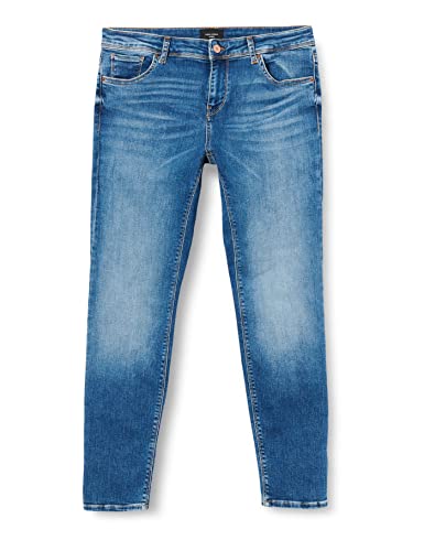 VERO MODA Damen Vmlux Mr Slim Jeans Ri310 Petite Noos Hose, Medium Blue Denim, M Petite EU von VERO MODA