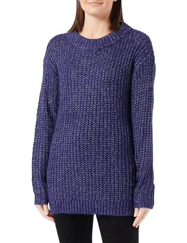 VMTHUNDER LS O-NECK LONG PULLOVER GA BF von VERO MODA