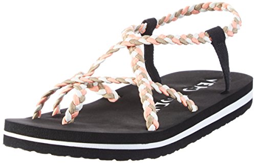 Vero Moda Damen VMSINE Sandal Zehentrenner, Mehrfarbig (Shrimp), 40 EU von VERO MODA