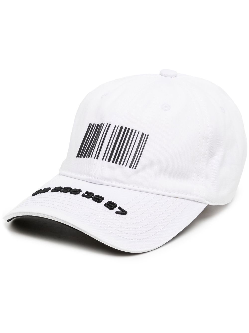 VTMNTS Baseballkappe mit Barcode-Print - Weiß von VTMNTS