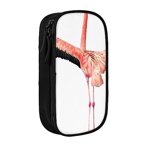 VGFJHNDF Flamingo-Federmäppchen, Stifteetui, Organizer für Büro, Uni, Schule, Erwachsene, Teenager, Mädchen, Jungen, Schwarz, Schwarz , Einheitsgröße, Make-up-Tasche von VGFJHNDF