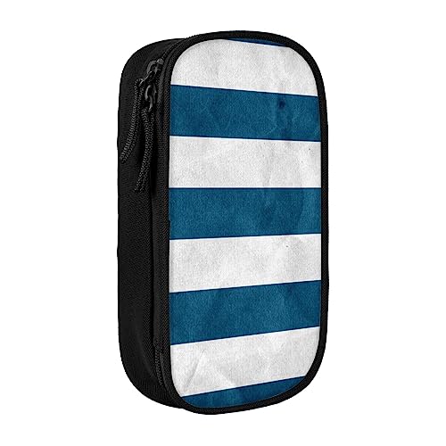 VGFJHNDF Stifteetui mit griechischer Flagge, Stiftebox, Organizer für Büro, Uni, Schule, Erwachsene, Teenager, Mädchen, Jungen, Schwarz, Schwarz , Einheitsgröße, Make-up-Tasche von VGFJHNDF