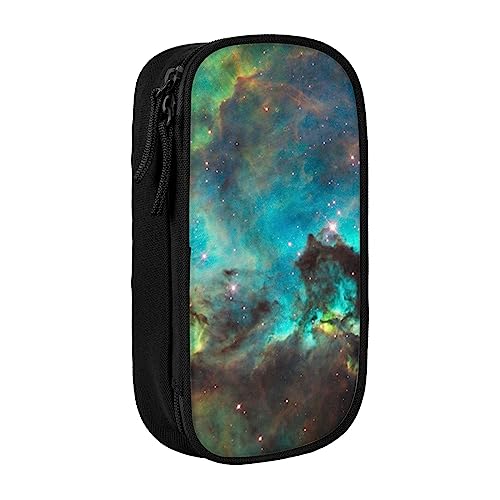 VGFJHNDF Universum Galaxy Space Federmäppchen, Stiftebox, Organizer für Büro, Uni, Schule, Erwachsene, Teenager, Mädchen, Jungen, Schwarz, Schwarz , Einheitsgröße, Make-up-Tasche von VGFJHNDF