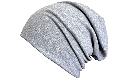 VIAUMBR Beanie Mütze Damen Winter Funktionsmütze Herren Haube Dünn Outdoor Wandern Herbst Hellgrau von VIAUMBR