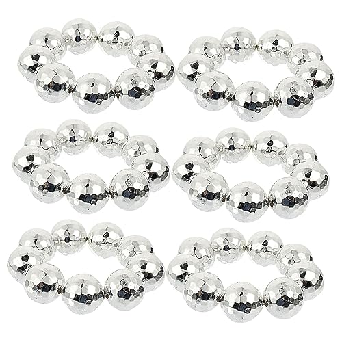 VICASKY 12 Stk Discokugel Herrenhalsketten Halsketten für Damen r armschmuck in bijouterie geschenke für nichte Spiegel Männer Ohrringe Handdekor-Accessoire Disco-Party gefallen Mode Korn von VICASKY