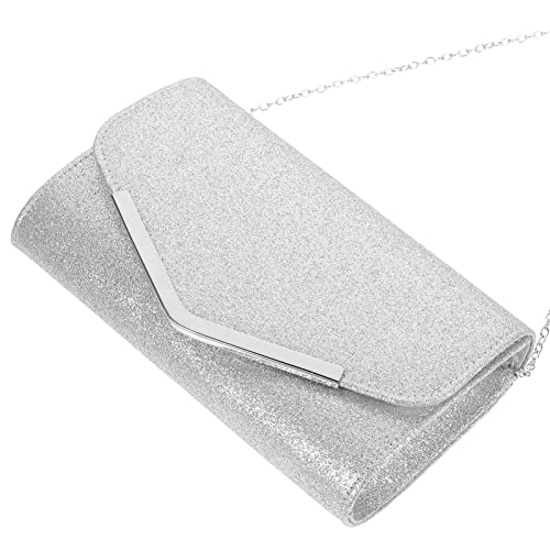 VICASKY Weiße Clutch Für Damen Brauthandtasche Abendtasche Hochzeitsfeier Schultertasche Einfache Kette Für Damen VICASKY Weiße Clutch Für Damen Brauthandtasche Abendtasche Hochzeitsfeier Schultertasche Einfache Kette Für Damen von VICASKY