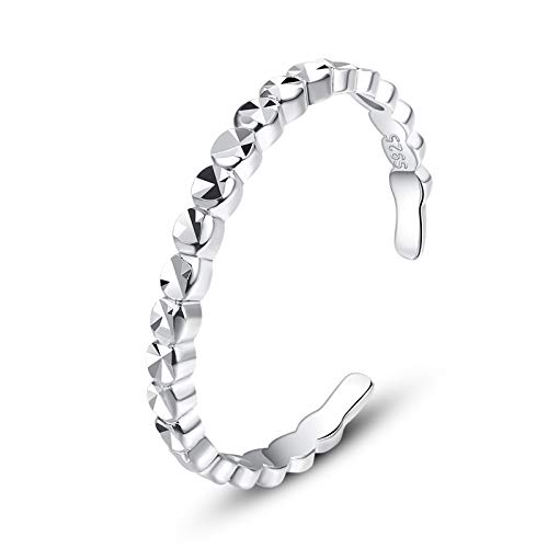 VIKI LYNN Zehenringe Sterling Silber 925 einstellbare Heckring Verstellbarer Midi-Gelenk-Knöchelring Geschenk für Frauen Damen von VIKI LYNN