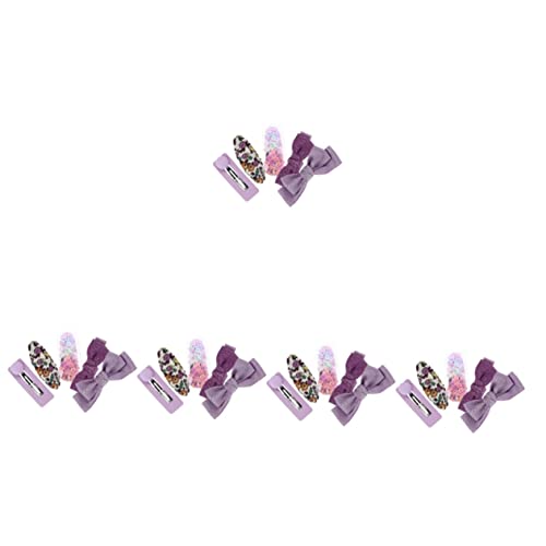 VILLCASE 25 Stk Tüll Schmetterling Haarspange Anzug Für Kinder Blumenkopfschmuck Kinderanzug Kinderkoffer Kinderanzüge Schleife Haarspange Vermanschen Haarschmuck Mädchen Metall von VILLCASE