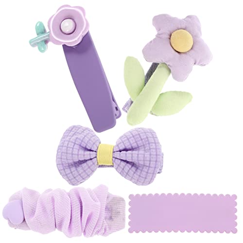 VILLCASE 5st Tüll Schmetterling Haarspange Blumenspangen Für Haarspangen Für Kinder Schmetterlings-haarspangen Haarspangen Für Kleine Kinder Kinderanzüge Mädchen Haarschmuck Polyester Süss von VILLCASE