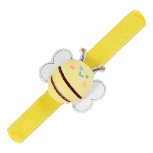 VILLFUL Biene Schnappt Kreis Biene Muster Bänder Biene Slap Armbänder Spielzeug Cartoon Slap Wrist Armband Partybevorzugung Armband Für Dekor Slap Bands Slap Wrist Plüsch Snap von VILLFUL