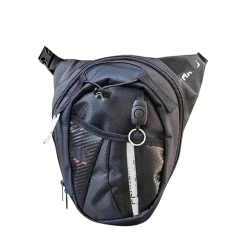 Motorradtasche Männer Taille Pack Oberschenkel Tasche Tasche Femail Reiten Taille Hüfte Motorrad Bein Tasche Für Motorrad Radfahrer Im Freien Universal (Color : 2) von VINCTV